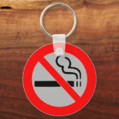 PORTE-CLÉS ARRÊTEZ DE FUMER SIGNE - PAS DE FUMEUR, INTERDIT. (Recto)