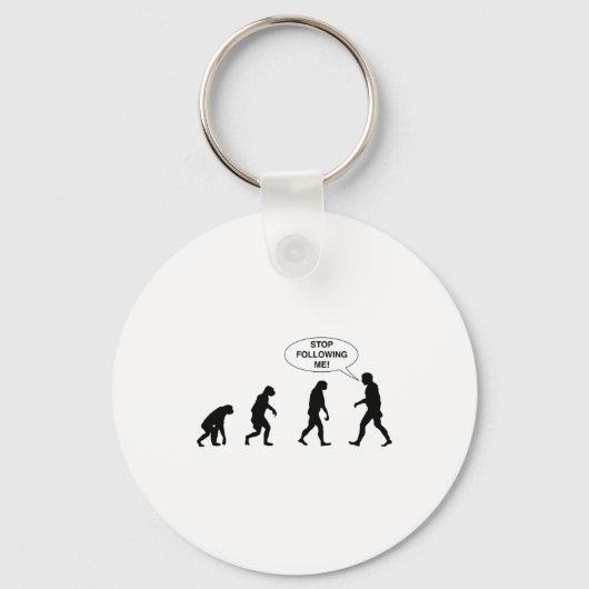 Porte-clés Arrêtez de me suivre (Recto)