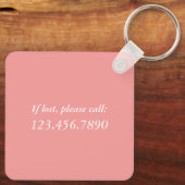 Porte-clés Arrêtez de rêver, commencez à faire du métal Saumo (Verso)