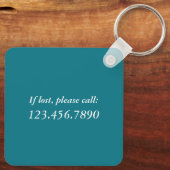 Porte-clés Arrêtez De Rêver, Commencez À Faire Du Métal Turqu (Verso)