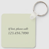 Porte-clés Arrêtez de rêver, commencez à faire Honeydew (Dos)