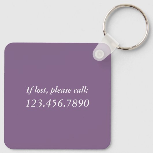 Porte-clés Arrêtez De Rêver, Commencez À Faire Pale Lavender (Dos)