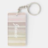 Porte-clés Arrière - plan abstrait d'aquarelle (Dos)