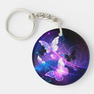 Porte-clés Arrière - plan aux papillons de nuit