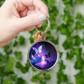 Porte-clés Arrière - plan avec papillons de nuit (Main)