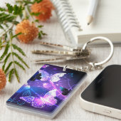 Porte-clés Arrière - plan avec papillons de nuit (Devant droit)