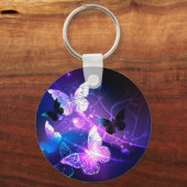 Porte-clés Arrière - plan avec papillons de nuit (Recto)