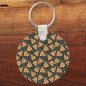 Porte-clés Arrière - plan de tranches de pizza (Recto)