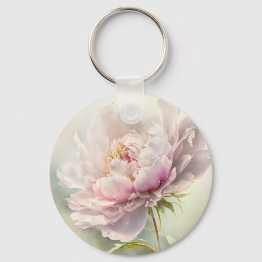 Porte-clés Arrière - plan floral. Fleur de printemps (Verso)