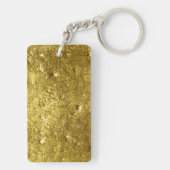 Porte-clés Arrière - plan métal or (Dos)