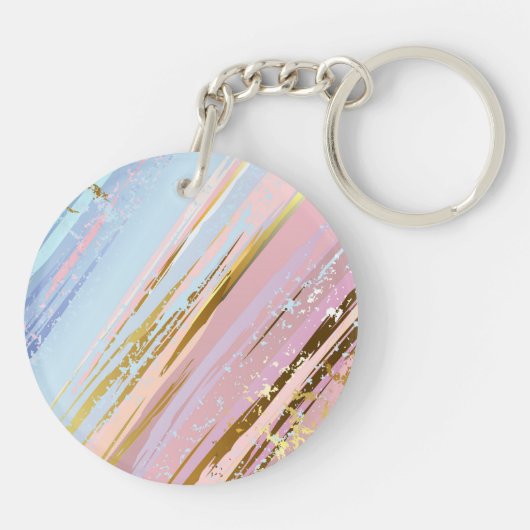 Porte-clés Arrière - plan rose texturé (Dos)