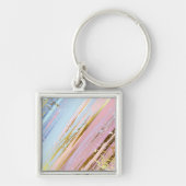 Porte-clés Arrière - plan rose texturé (Devant)