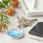 Porte-clés Arrière - plan tiré par la main abstrait (Côté)