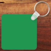 Porte-clés Arrière - plan vert avec bordure blanche pour Aest (Verso)