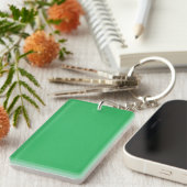 Porte-clés Arrière - plan vert tendance (Devant droit)