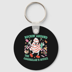 Porte-clés Arrondir autour du bureau du conseiller Christmas