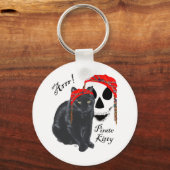 Porte-clés Arrrr!  Chat Noir Pirate Kitty (Recto)