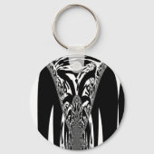 Porte-clés Art Abstrait africain (Recto)