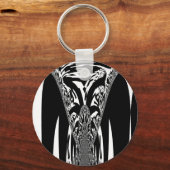 Porte-clés Art Abstrait africain (Recto)