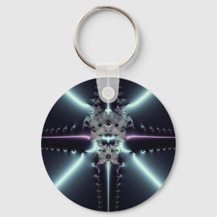 Porte-clés Art abstrait Blue Star