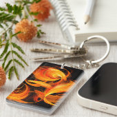 Porte-clés Art Abstrait Fireball (Devant droit)