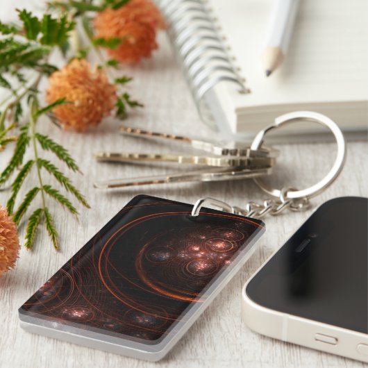 Porte-clés Art Abstrait Starlight (Devant droit)