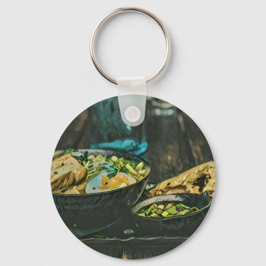 Porte-clés Art alimentaire japonais (Recto)