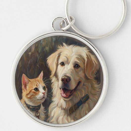 Porte-clés Art animal (Devant)