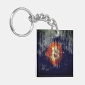 Porte-clés Art Bitcoin résilient (Devant gauche)