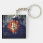 Porte-clés Art Bitcoin résilient (Dos)