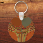 Porte-clés Art contemporain africain Terre (Recto)