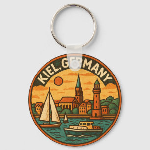 Porte-clés Art côtier de Kiel en Allemagne