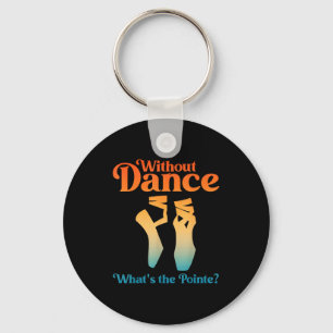 Porte-clés Art de ballet cool pour femmes filles danseuse de