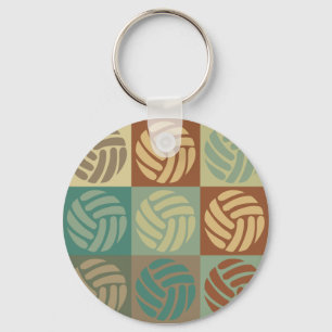 Porte-clés Art de bruit de volleyball