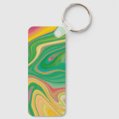 Porte-clés art de couleur vibratoire (Verso)