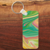 Porte-clés art de couleur vibratoire (Recto)