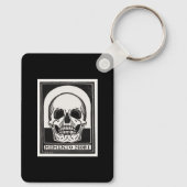 Porte-clés Art de crâne Memento Mori (Verso)