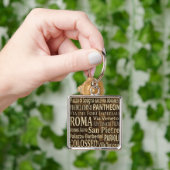Porte-clés Art de cru de Roma, Italie (main)