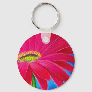 PORTE-CLÉS ART DE FLEUR DE MARGUERITE - MULTI