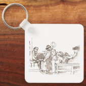 Porte-clés art de groupe de jazz (Recto)