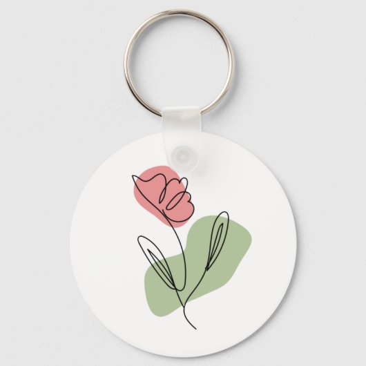 Porte-clés Art de la ligne (Recto)