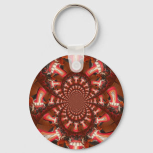 Porte-clés Art de langue kaléidoscope Impression/graphique