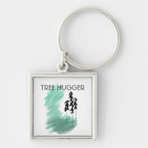 Porte-clés art de l'arbre vert scandinave simple moderne ment