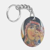 Porte-clés Art de Marie Mère et Jésus (Devant gauche)