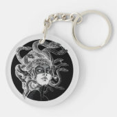 Porte-clés Art de Méduse Hypnotisant (Dos)