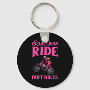 Porte-clés Art de moto cross cool pour femmes filles