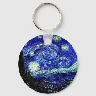 Porte-clés Art de nuit vVan Gogh Starry