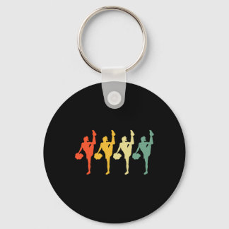 Porte-clés Art de pom-pom girl cool Hommes Femmes Cheerleadin