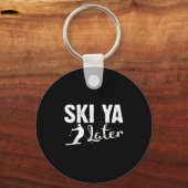 Porte-clés Art De Ski Unique Pour Hommes Femmes Kids Skier Mo (Recto)