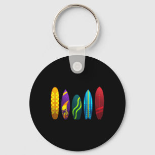 Porte-clés Art de surf drôle pour hommes femmes enfants amate